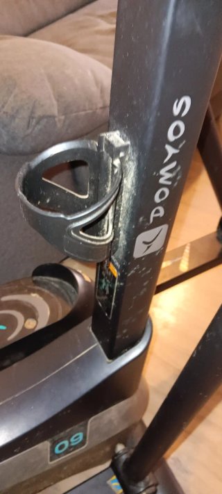 Bicicleta elíptica negra