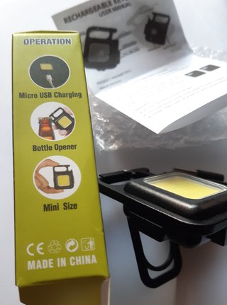 OFERTA. Dos (2) Mini linterna Llavero luz usb.