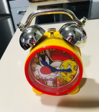 Reloj Despertador Infantil Cola Cao Vintage Retro