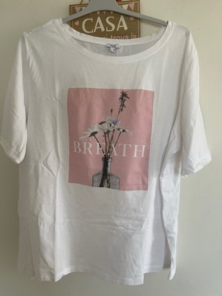 T-shirt OVS Donna Bianca Tg 52 Nuova