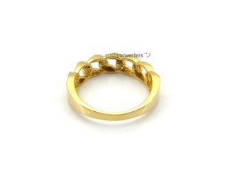 sortija oro 18k con piedra con circonita t. 16 (17,84 mm)