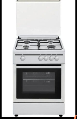 Cocina de gas blanca