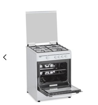 Cocina de gas blanca