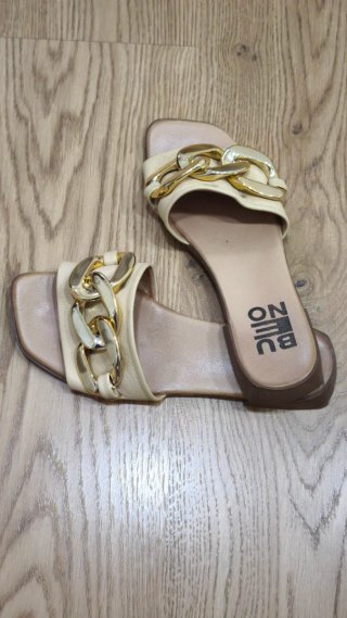 Sandalias Bueno pala cadena dorada T38