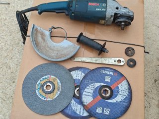 Radial Bosch GWS 23 + discos