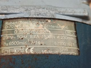 Radial Bosch GWS 23 + discos