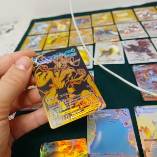 36 Cartas Vmax Pokémon Doradas Plateadas Holográfi