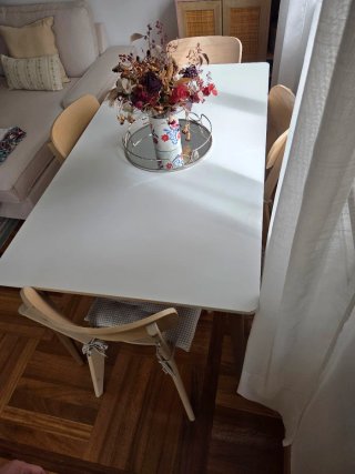 Tavolo da pranzo IKEA LISABO bianco
