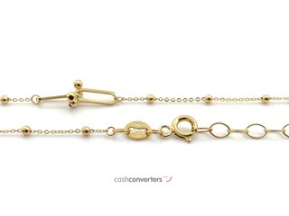 gargantilla oro 18k 22cm