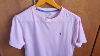 Camiseta Polo Ralph Lauren Niño Rosa Talla L