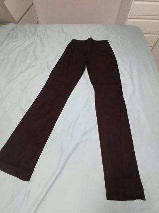 Pantalón elástico vino tornasolado