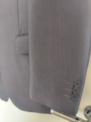 Traje de chaqueta gris