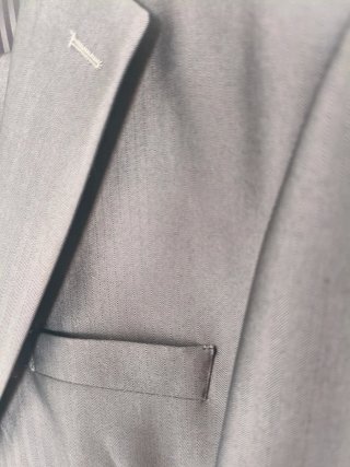 Traje de chaqueta gris