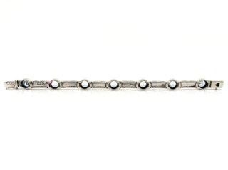 pulsera plata 925mm con piedra con circonita