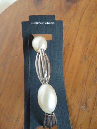Pulsera ANTONIO MIRÓ perlas y plata