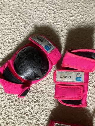 Protecciones Patinaje Oxelo Rosa Niñas 2XS
