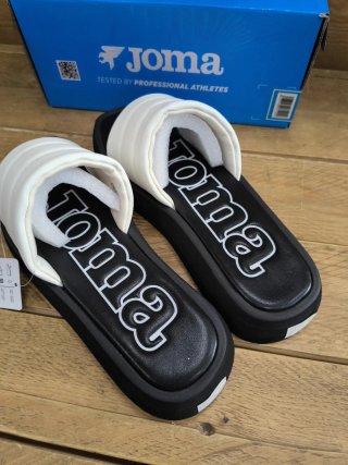 Chanclas Joma Talla 38 Blancas y Negras