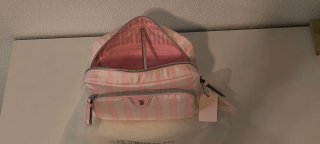 Neceser Victoria's Secret Rayas Rosas y Blancas
