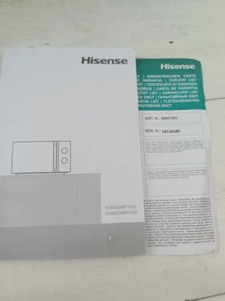 Microondas Hisense 20L con Grill