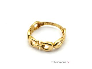 sortija oro 18k con circonita