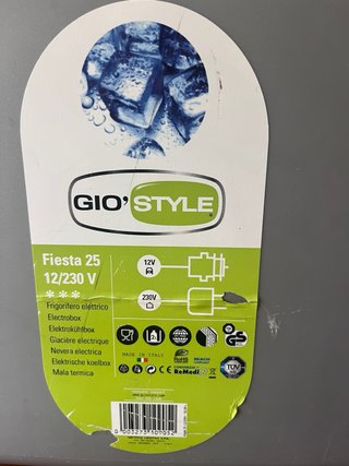 Nevera eléctrica Gio'style Fiesta 25