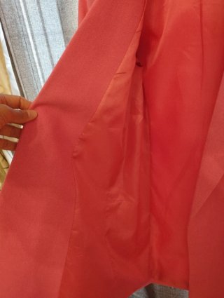 Chaqueta de vestir rosa talla S