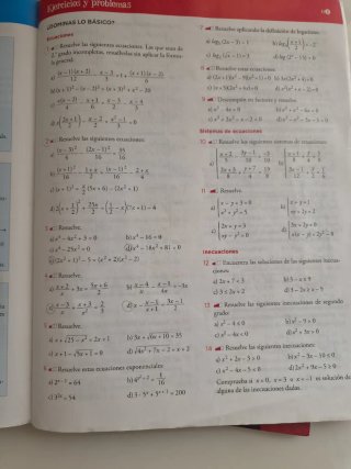 Matemáticas B, 4 ESO