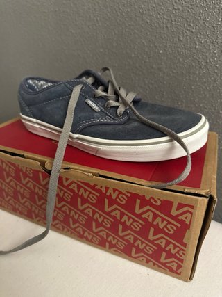 Zapatillas Vans Azul Marino y Gris