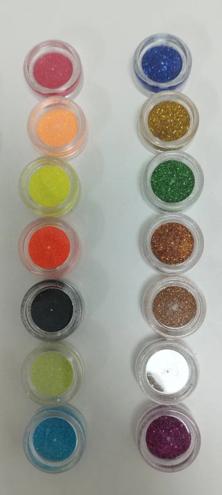 Kit decoración uñas glitter