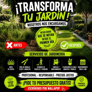 Servicios de jardinería profesional