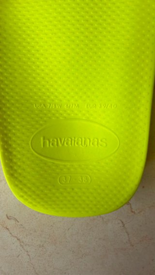 Sandalias Havaianas Amarillas Talla 37