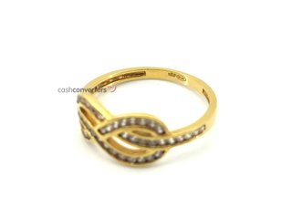 anillo oro 18k con piedra con circonita