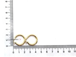 argollas oro 18k