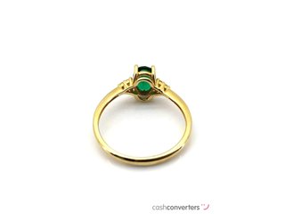 sortija oro 18k con circonita