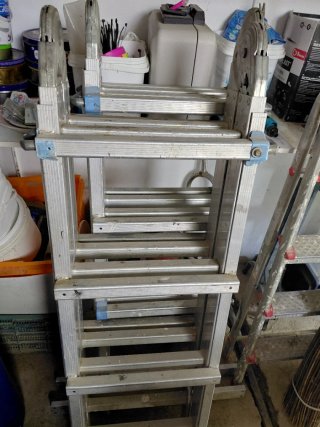 2 Escaleras Extensibles Aluminio