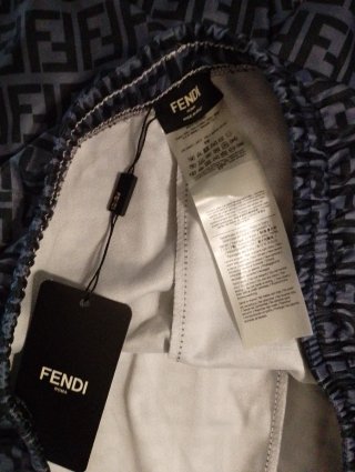 Costume mare Fendi uomo grigio