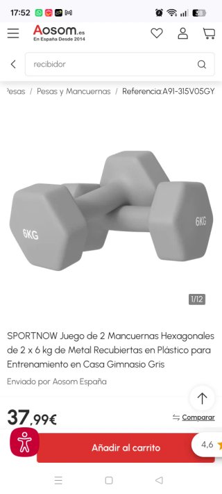 Manubri da 6 kg