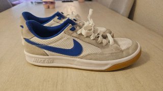 Nike SB Deportivas Hombre blanca, gris y Azul.