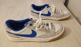 Nike SB Deportivas Hombre blanca, gris y Azul.
