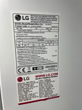 Nevera LG Americana Acero Inoxidable