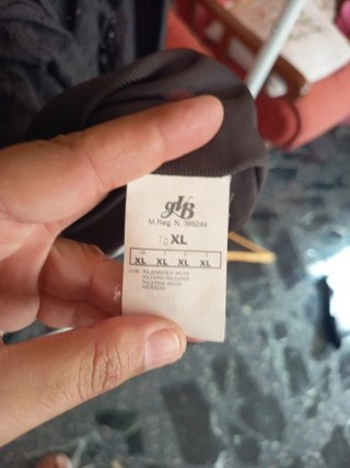 Blusa Elena Miró encaje marrón talla XL c1