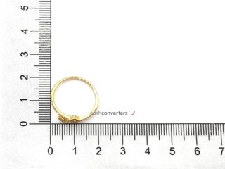 anillo oro 18k con piedra con circonita
