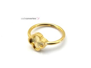 sortija oro 18k con circonita