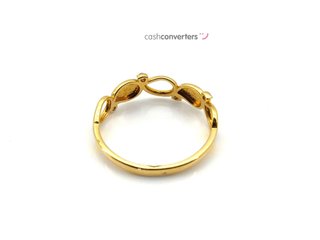 anillo oro 18k con circonita