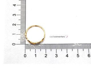anillo oro 18k con circonita