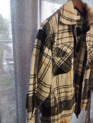 Chaqueta cuadros entretiempo Talla M