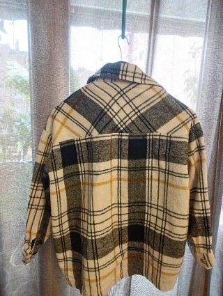 Chaqueta cuadros entretiempo Talla M