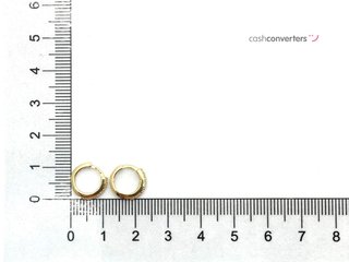argollas oro 18k con piedra con circonita
