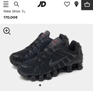 Nike Shox TL Talla 38-39