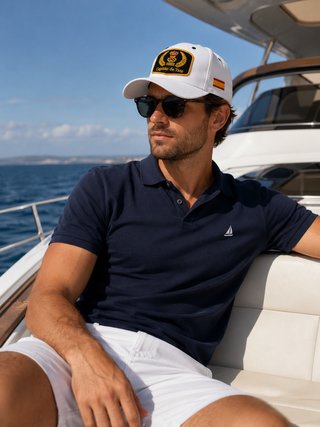Gorra Náutica Blanca CY